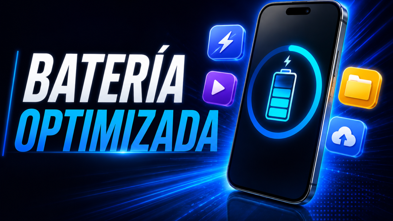 bateria optimizada.