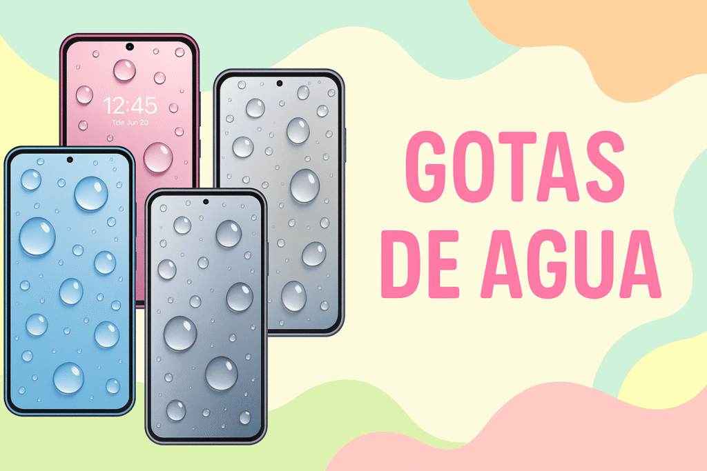 gotas de agua